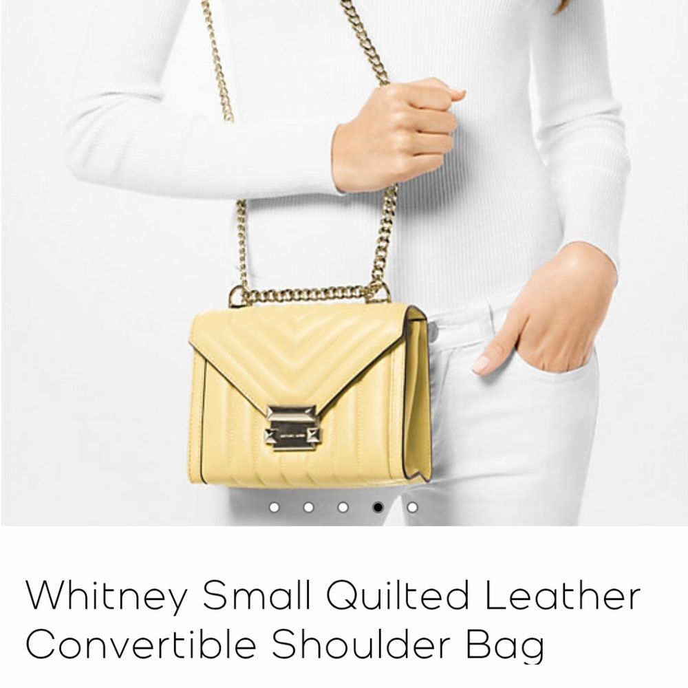 Michael Kors Quilted Leather Convertible Shoulder Bag NWT - Picture 2 of 8